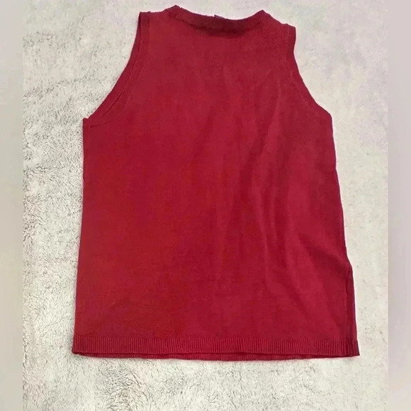 Ann Taylor pink sweater vest linen blend size xs - Picture 2 of 4